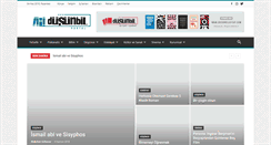 Desktop Screenshot of dusunbil.com